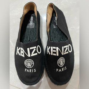 Kenzo black color Kenzo paris men espadrilles